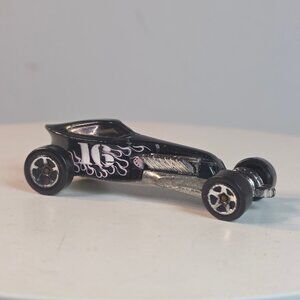 Hot Wheels Sweet 16 II Black Die-Cast Car With Flames Design 1997 Mattel Collect